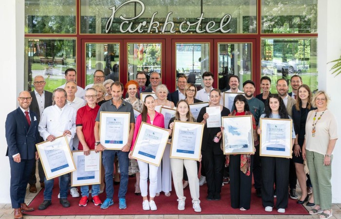 Team Parkhotel Pörtschach Mitarbeiterehrung